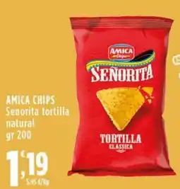 Rossotono Carrefour Amica chips senorita tortilla natural offerta