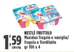 Rossotono Carrefour Nestlé Fruttolo Maxiduo offerta