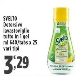 Rossotono Carrefour Svelto Detersivo lavastoviglie offerta