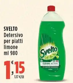 Rossotono Carrefour Svelto Detersivo per piatti limone offerta