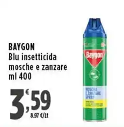 Rossotono Carrefour Baygon Blu insetticida mosche e zanzare offerta