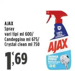 Rossotono Carrefour Ajax spray offerta