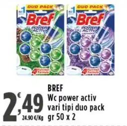 Rossotono Carrefour Bref Wc power activ offerta