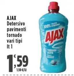 Rossotono Carrefour Ajax Detersivo pavimenti tornado offerta