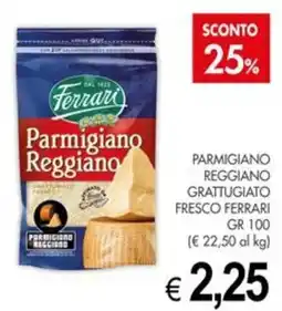 PrestoFresco Parmigiano Reggiano grattugiato fresco Ferrari offerta