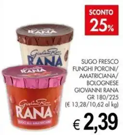 PrestoFresco Sugo fresco Giovanni Rana offerta
