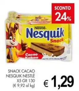 PrestoFresco Snack cacao Nesquik offerta