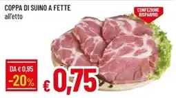 IperFamila Coppa di suino a fette offerta