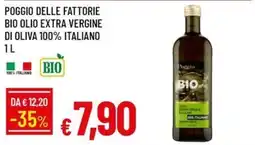 IperFamila Poggio delle Fattorie bio olio extra vergine di oliva offerta
