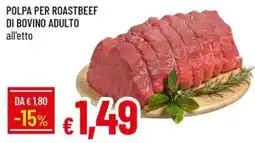 IperFamila Polpa per roastbeef di bovino adulto offerta