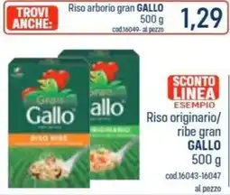 Talento Professional Store Riso originario/ribe gran Gallo offerta