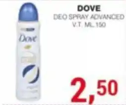 Supermercati Spesa Mia Dove deo spray advanced offerta