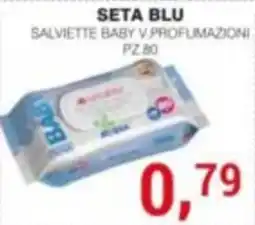 Supermercati Spesa Mia Seta Blu salviette baby v profumazioni offerta