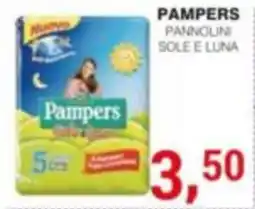 Supermercati Spesa Mia Pampers pannolini sole e luna offerta