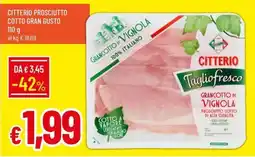 IperFamila Citterio prosciutto cotto gran gusto offerta