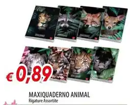 Galassia Maxiquaderno Animal offerta