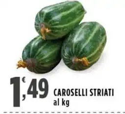 Rossotono Carrefour Caroselli striati offerta