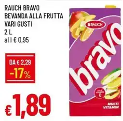 IperFamila Rauch Bravo bevanda alla frutta offerta
