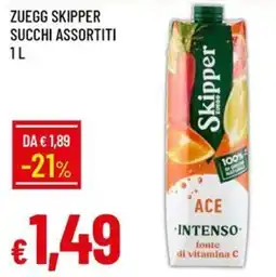 IperFamila Skipper succhi assortiti offerta