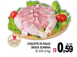 PrestoFresco Coscette di pollo senza schiena offerta