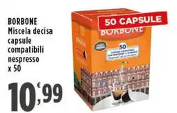 Rossotono Carrefour Borbone Miscela decisa capsule compatibili nespresso offerta