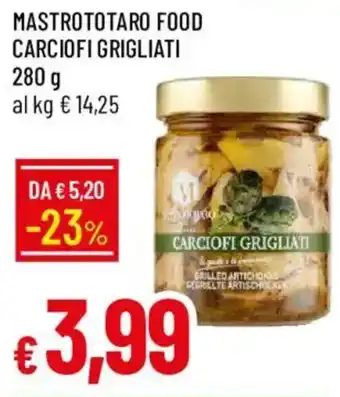 MastroTotaro Food Carciofi Grigliati