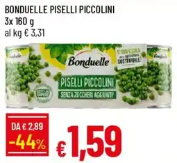Galassia Bonduelle piselli piccolini offerta