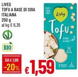 IperFamila Liveg Tofu a base di soia offerta