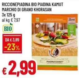 IperFamila Riccione piadina bio piadina kamut offerta