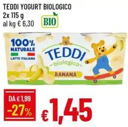 IperFamila Teddi yogurt biologico banana offerta