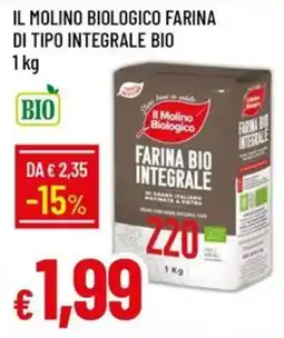 IperFamila Il Molino Biologico farina bio integrale offerta