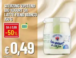 IperFamila Sterzing Vipiteno bio yogurt da latte fieno bianco offerta