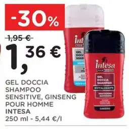 Orvea Gel doccia shampoo sensitive, ginseng pour homme intesa offerta