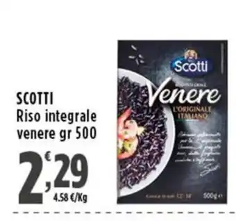 Rossotono Carrefour Scotti Riso integrale venere offerta