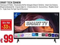 Galassia Smart Tech 32Hh01k offerta