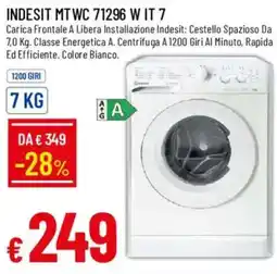 Galassia Indesit lavatrice offerta