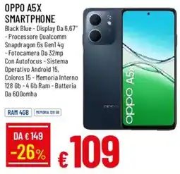 Galassia Oppo A5x Smartphone offerta