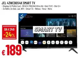 Galassia JCL 43WEBOS4K SMART TV offerta