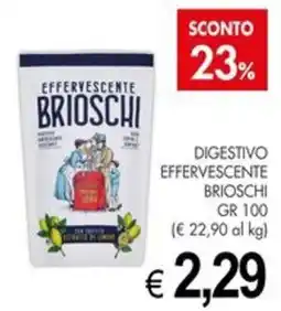 PrestoFresco Digestivo effervescente Brioschi offerta