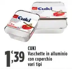 Rossotono Carrefour Cuki Vaschette in alluminio offerta