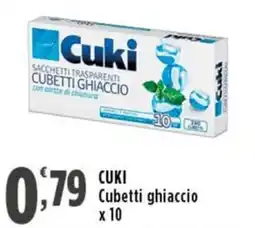 Rossotono Carrefour Cuki Cubetti ghiaccio offerta