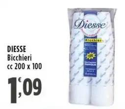Rossotono Carrefour Diesse Bicchieri offerta
