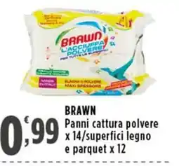 Rossotono Carrefour Brawn panni cattura polvere offerta