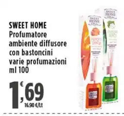Rossotono Carrefour Sweet Home profumatore ambiente diffusore offerta