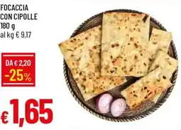 Galassia Focaccia con cipolle offerta
