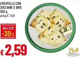Galassia Crespelle con zucchine e brie offerta