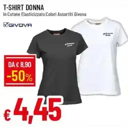 Galassia T-shirt donna Givova offerta