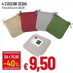 Galassia Cuscini sedia offerta