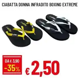 Galassia Ciabatta donna infradito boxing extreme offerta