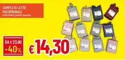 Galassia Completo letto matrimoniale in microfibra fantasie assortite offerta